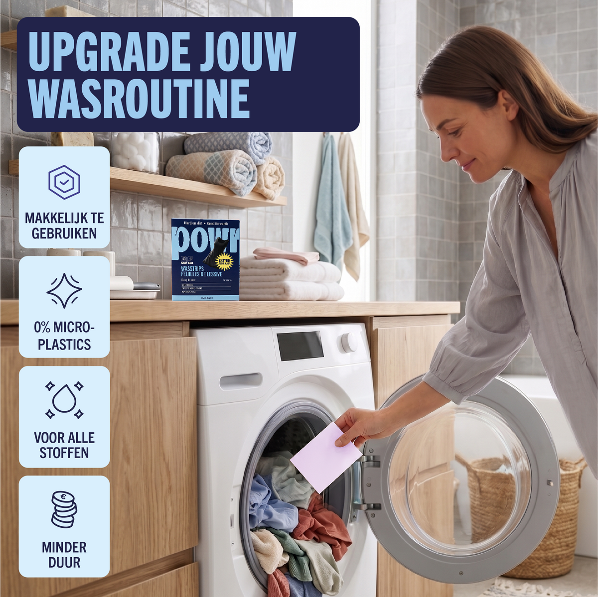 POWR Wasstrips voor donkere was