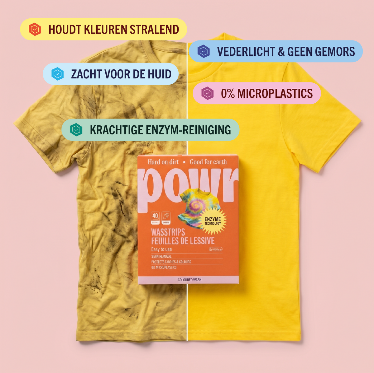 POWR Laundry Strips for Coloured Laundry