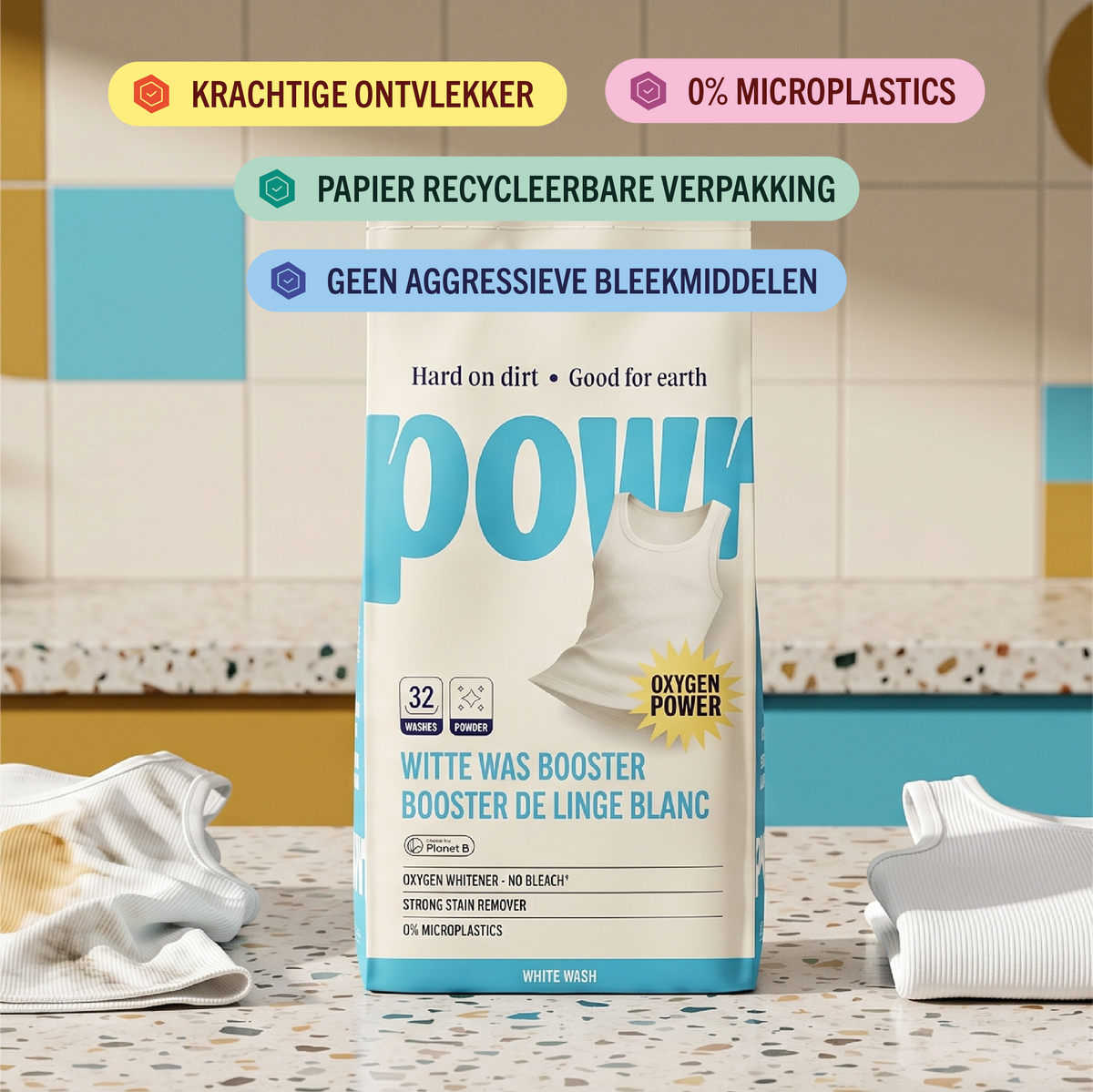 POWR White Laundry Booster