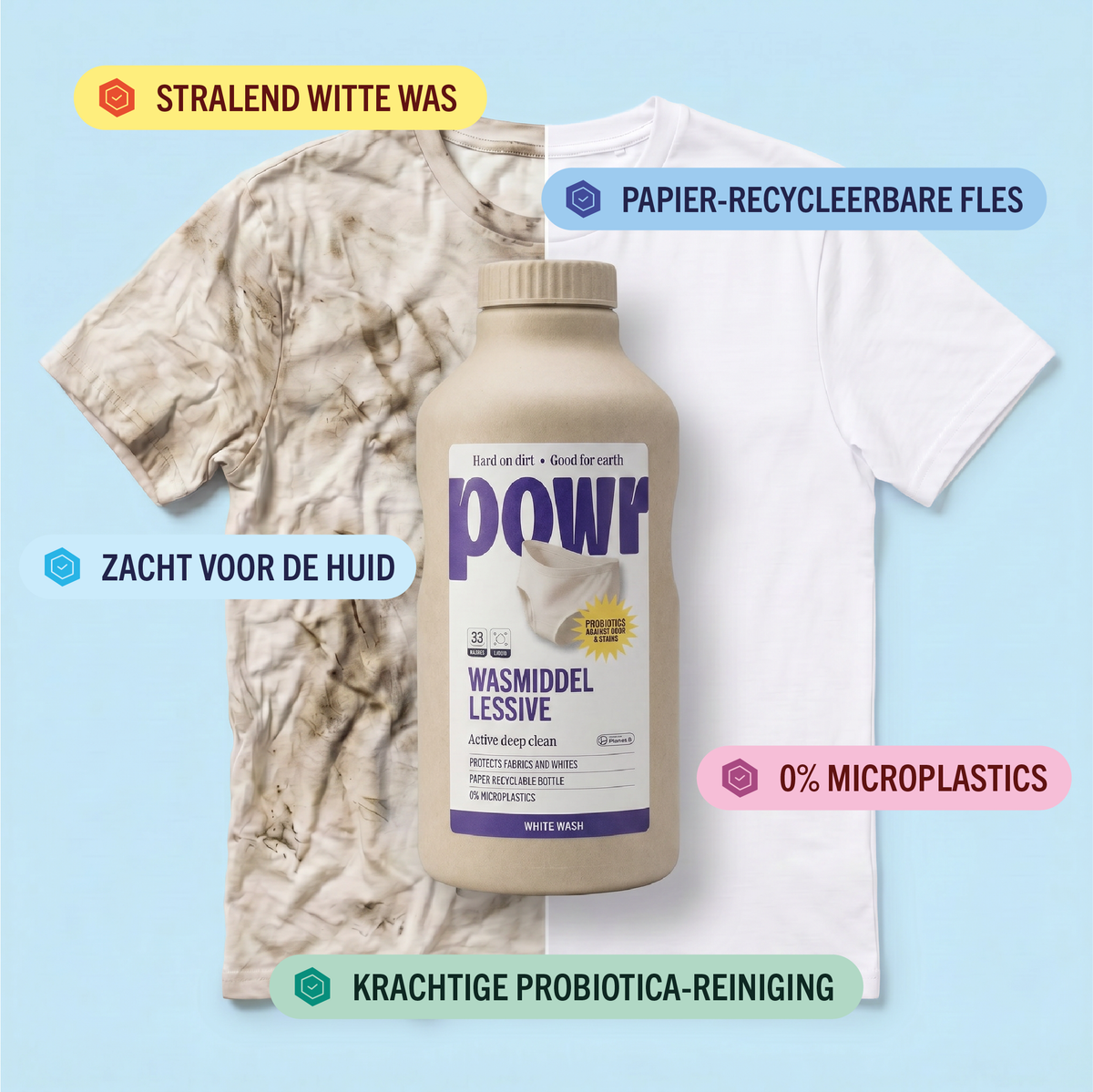POWR Liquid for white laundry