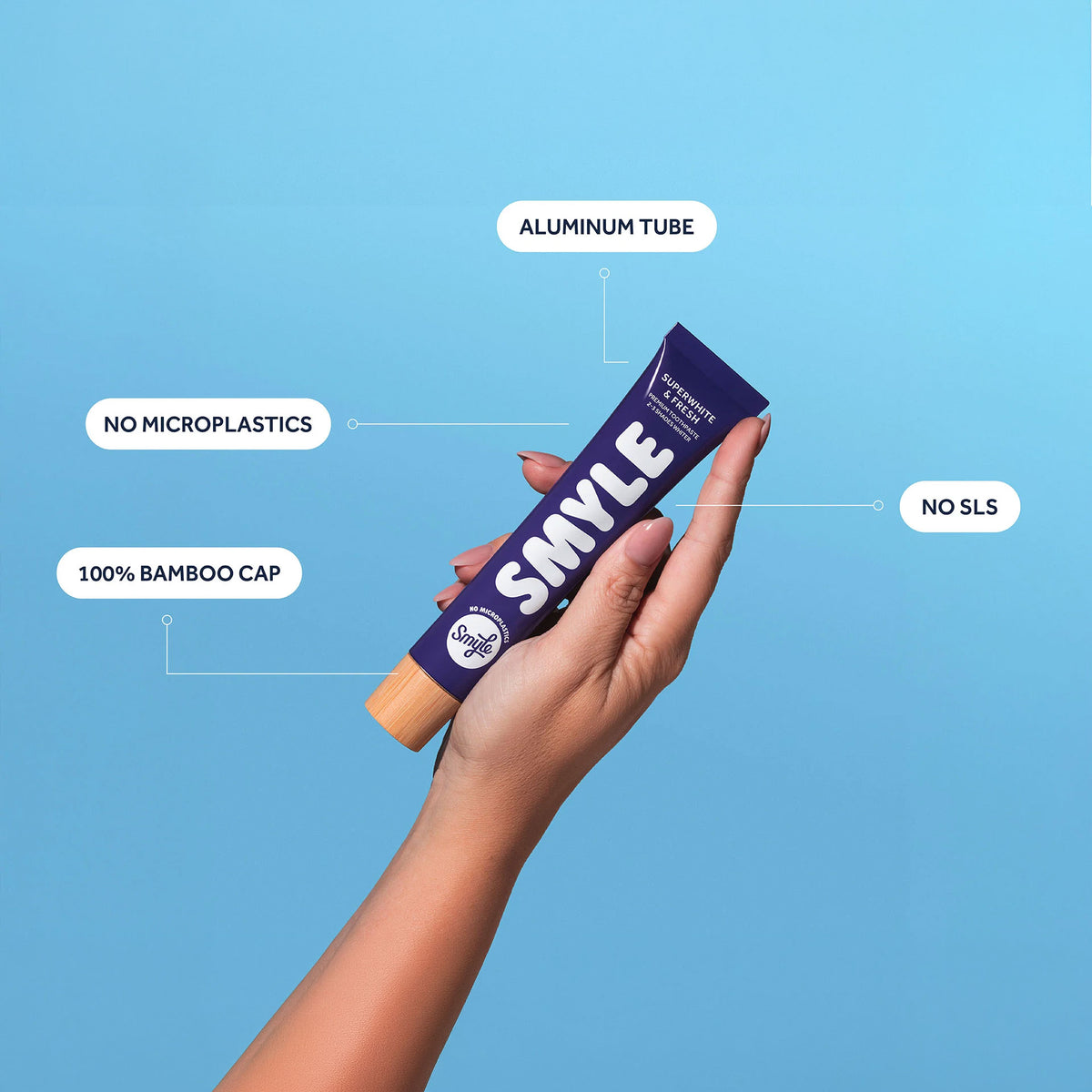 Smyle toothpaste tube | Whitening