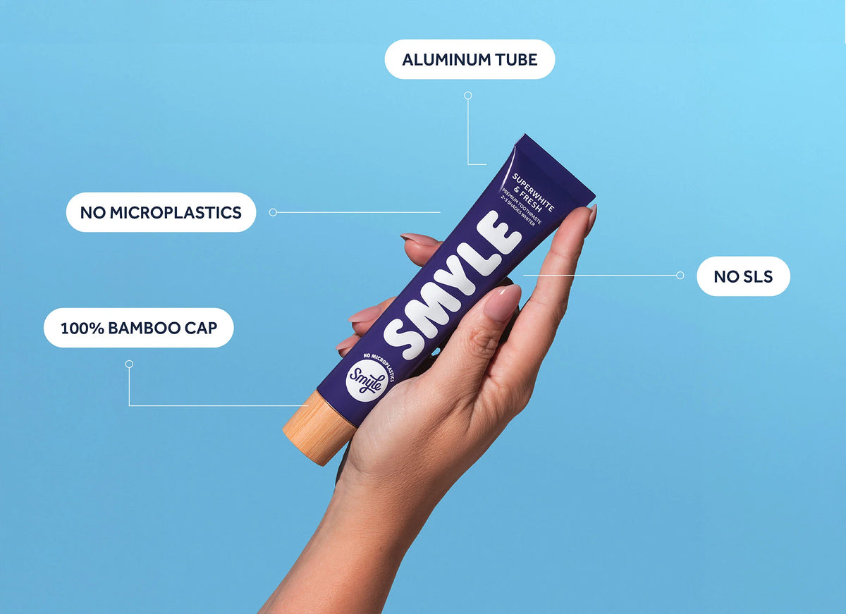 Smyle tandpasta tube | Whitening